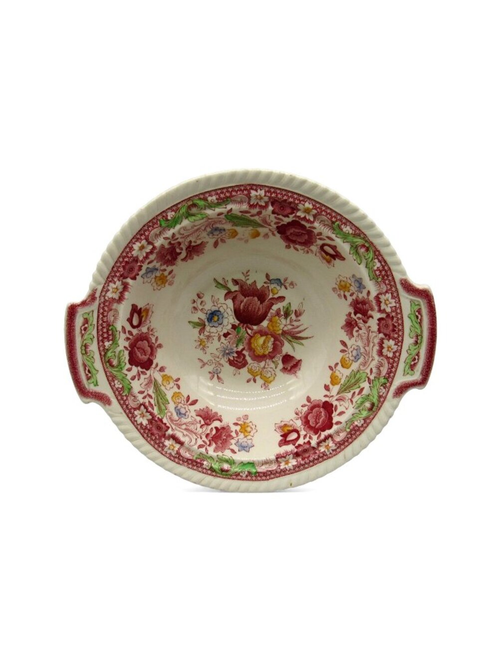 Vintage Johnson Bros Winchester Floral Vegetable Bowl England 9” Serving Dish